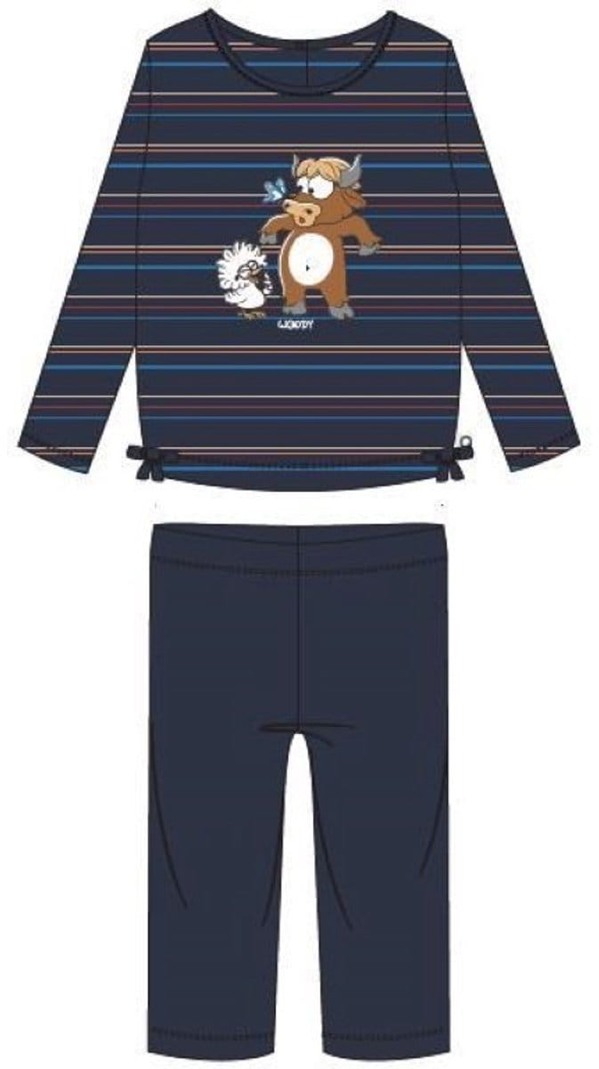 Woody Meisjes pyjama multicolor - maat 3 mnd