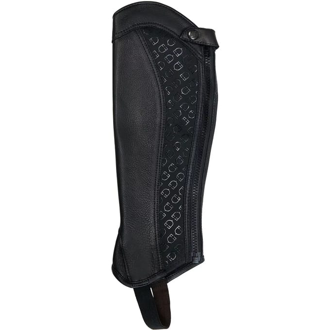 Mini leren chaps Equestro Modello Vespucci
