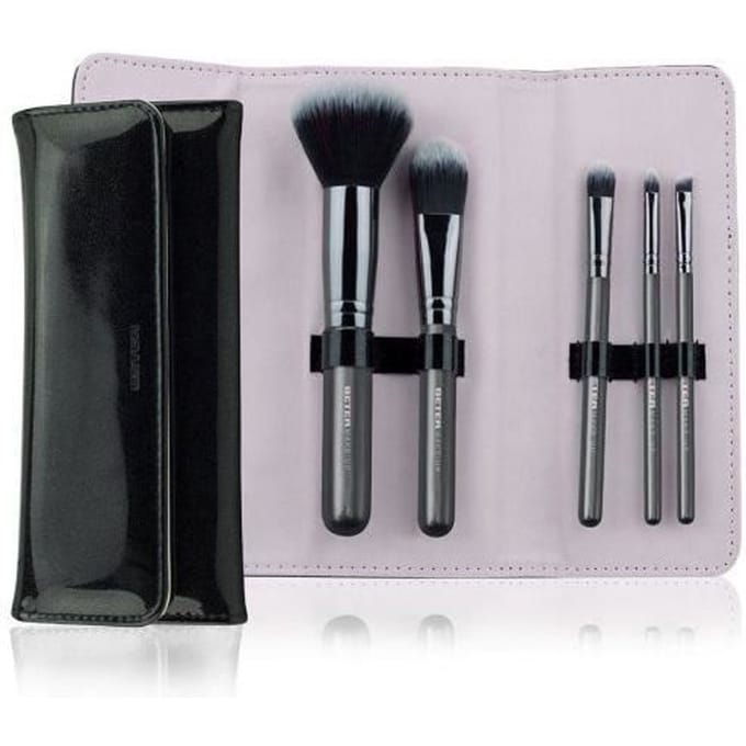Beter Make-Up Borstel Set Black Day To Night Beter (6 Pcs)