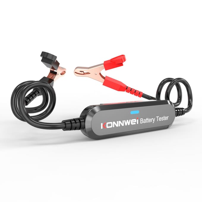 KONNWEI BK100 6V 12V testeur de batterie de voiture BT testeur de charge de batterie testeur de résistance interne analyseur argenté