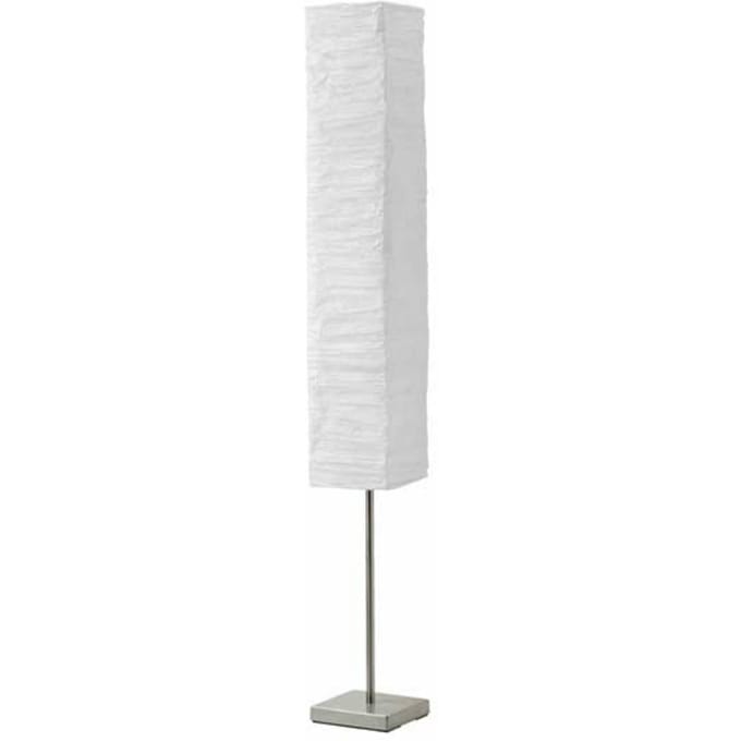 Brilliant Handige vloerlamp Nerva wit