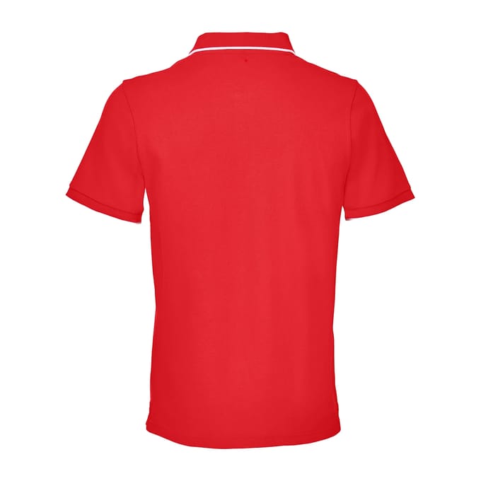 SOLS Unisex Volwassen Palermo Poloshirt (Felrood/Wit)