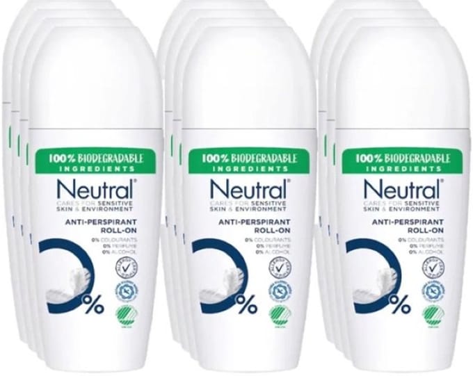 Neutral - Deodorant - Roller - Sensitive Skin - 50ml x 12