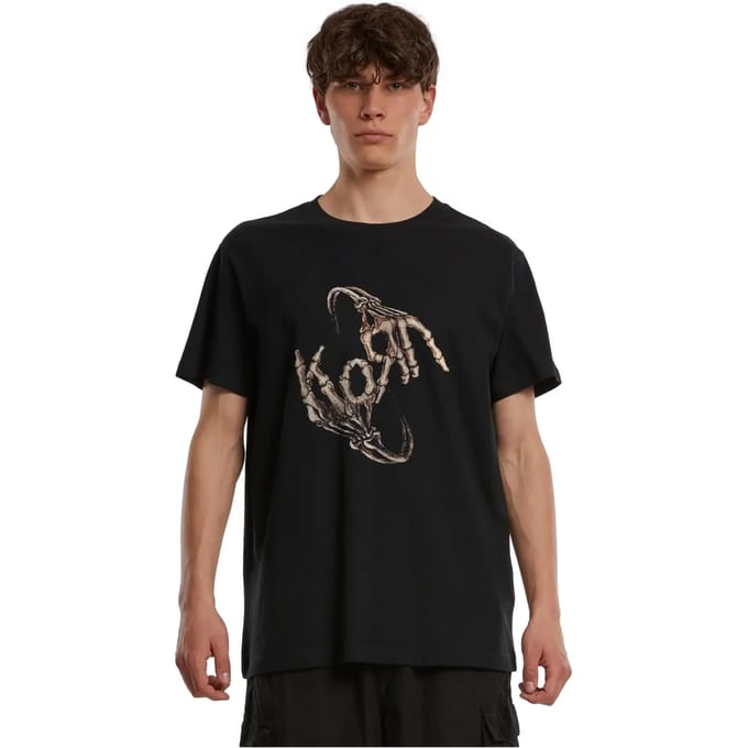T-shirt Merchcode Korn Skull Hands