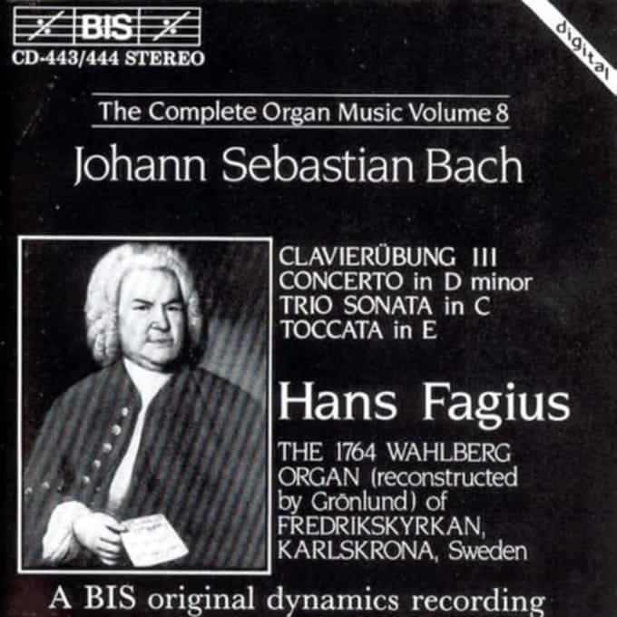 Hans Fagius - J.S. Bach: The Complete Organ Music Vol 8 (2 CD)