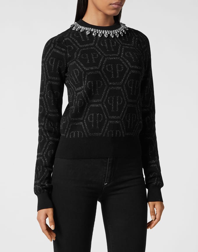 Pullover Ronde Hals Monogram