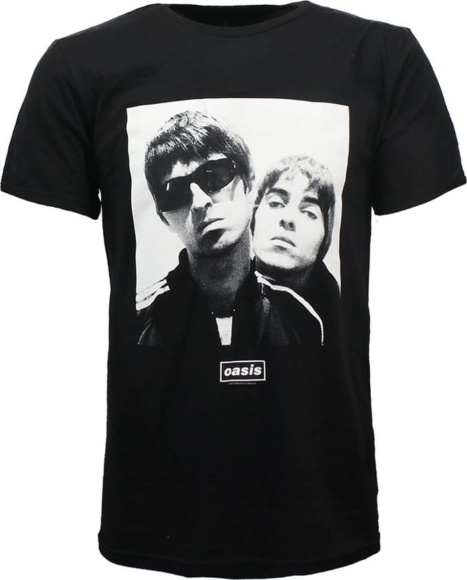 Oasis Noel and Liam T-Shirt - Officiële Merchandise - L