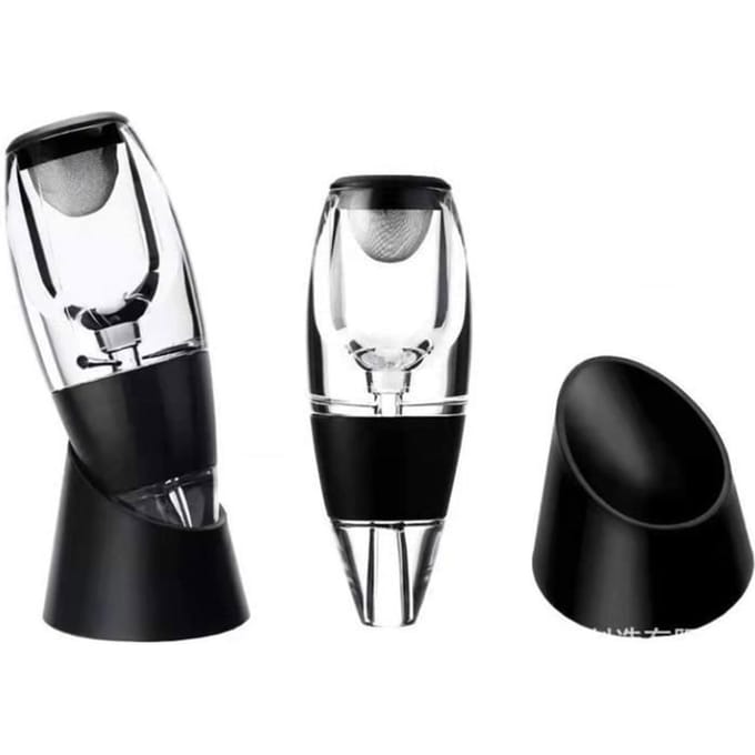 Aérateur de Vin - CELLUSTOP - Magic Decanter - Acrylique - Filtre en maille - 1 pièce