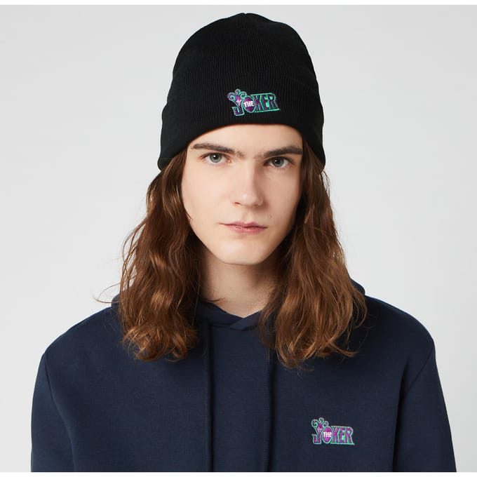 DC The Joker Beanie Hat - Black