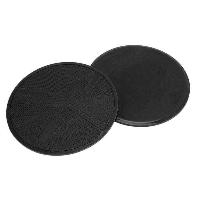 1 Paire de Disques de Glisse d'Exercice Professionnels Ronds Double Face à Points Saillants Fitness