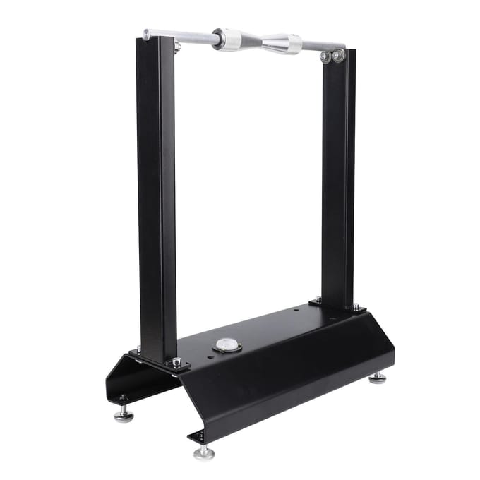 Motorfiets Fiets Wielbalansapparaat Bandenuitlijning Balanceringstool met Verstelbare Centreerconussen Heavy Duty Motorfiets black