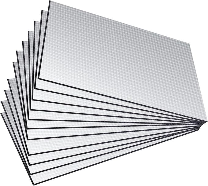15x Geluidsisolatie Auto Set 18x25cm 5mm Zelfklevend Waterdicht