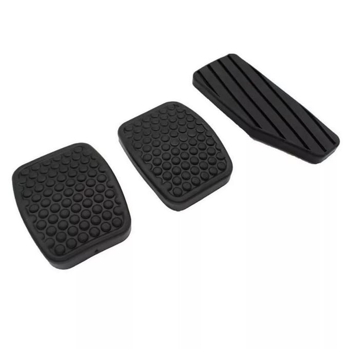 3 Stuks Rem Koppeling Gaspedaal Rubberen Pad Cover 49451-60B00 Voor Suzuki Swift Daewoo Matiz black