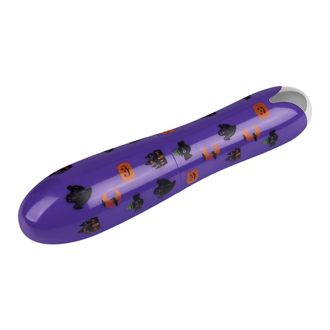 Vibrator in metallic look - Halloween-editie, 15 cm