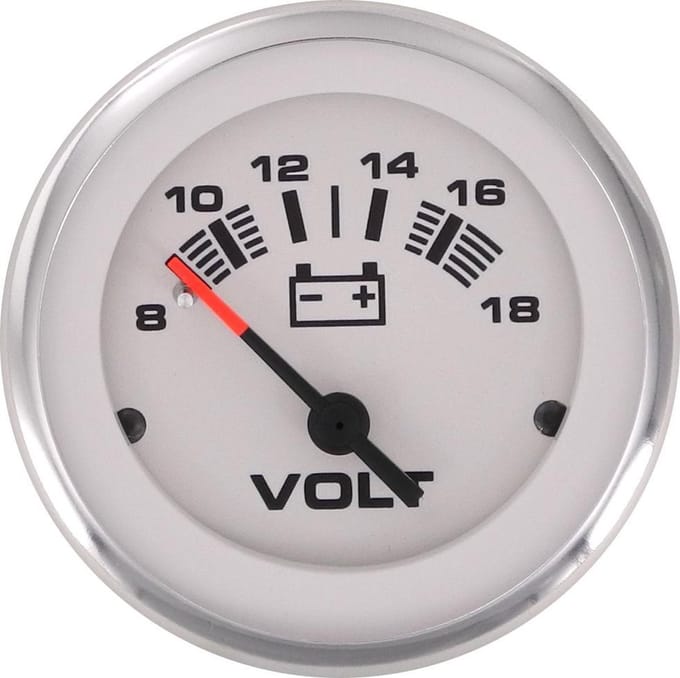 Sierra 59656P Lido Pro Voltmeter 12V Ø 55 mm