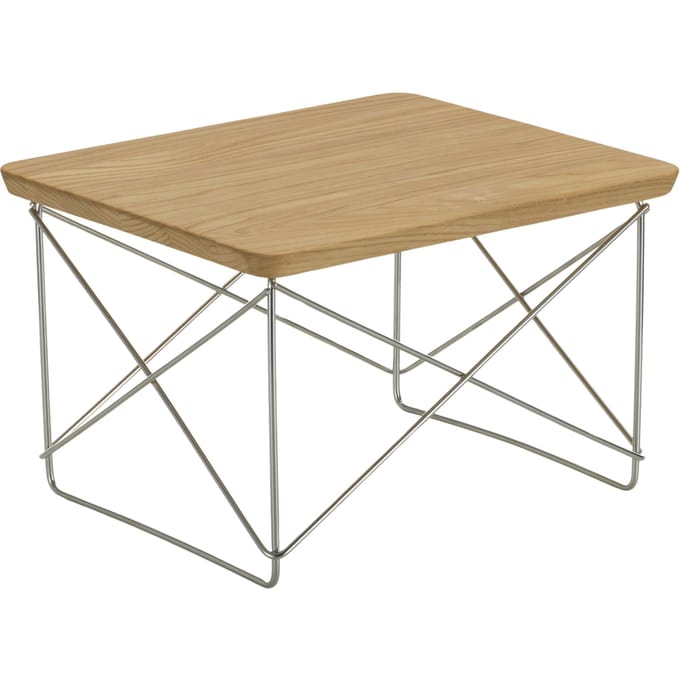 Vitra Bijzettafel LTR - VitraKastanieMassiv - VitraEdelstahl