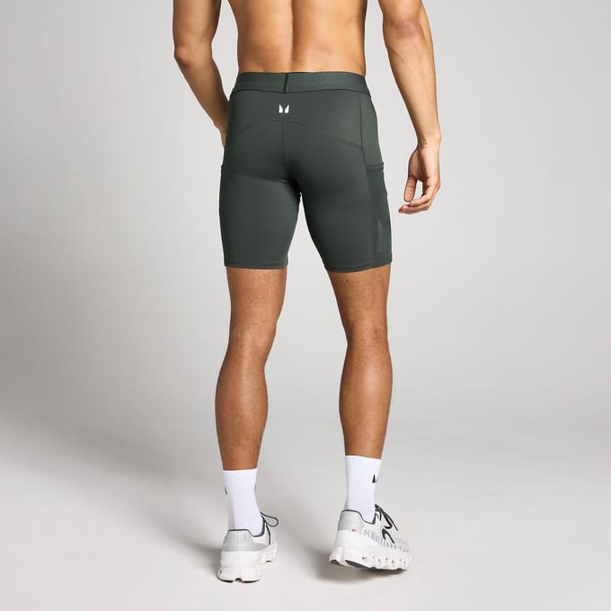 MP Heren Hybrid Pocket Half Tight - Gewassen Zwart - M
