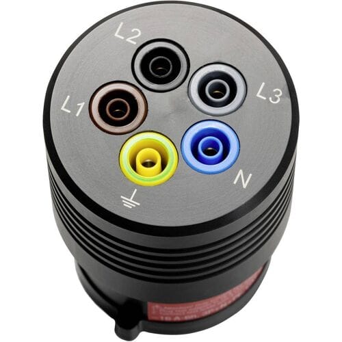 Benning BENNING TA 7-16 Meetadapter CEE-stekker 16 A 5-polig - Bus 4 mm Aanraakveilig Zwart