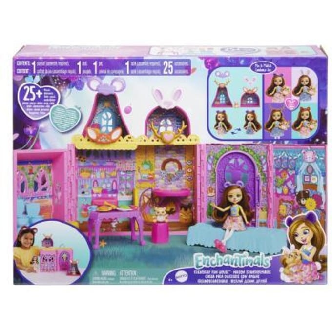 Enchantimals Huis Vol Vrolijke Vrienden - Speelset