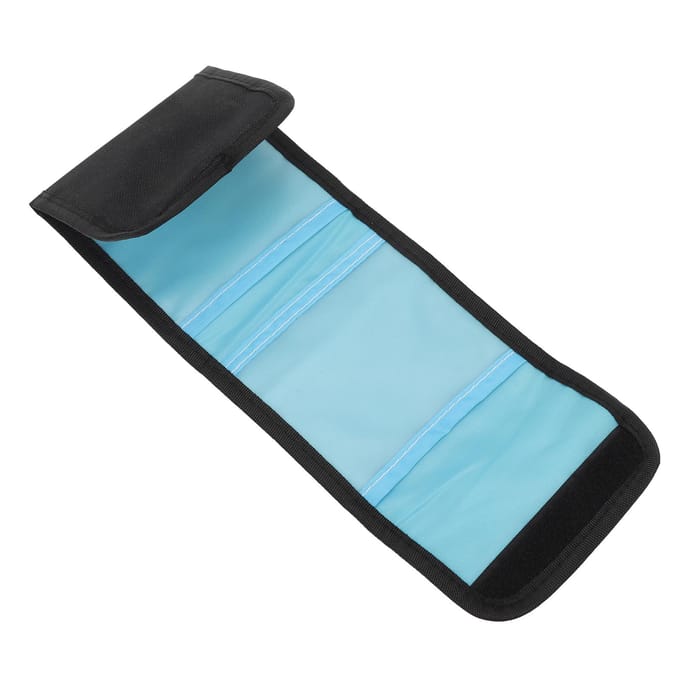 Opvouwbare nylon lensfilterhouder, schokbestendig, stootbestendig en waterdicht. blue