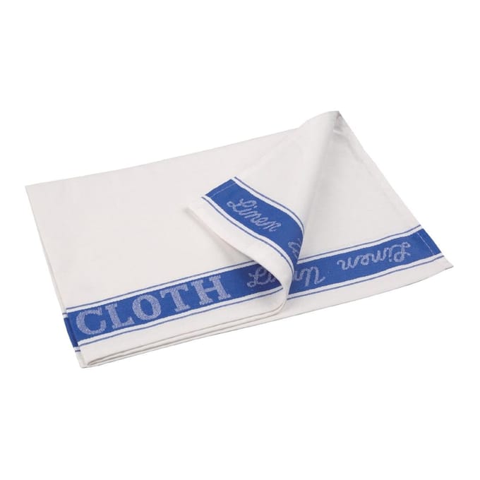 Vogue poleerdoek blauw/wit 762 x 508mm