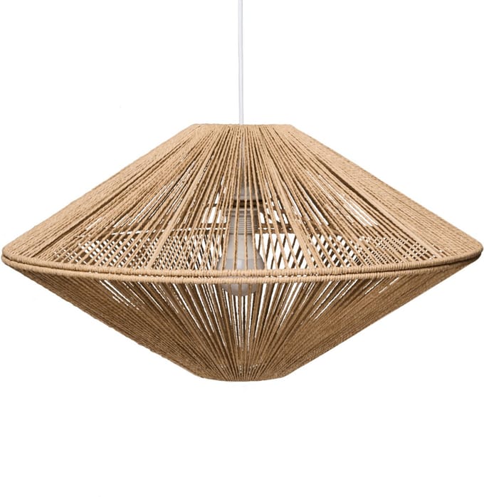 CAVES - Hanglamp - Naturel - Papiertouw