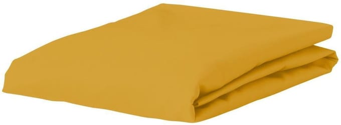 ESSENZA Satin Hoeslaken Mosterdgeel - 80x200