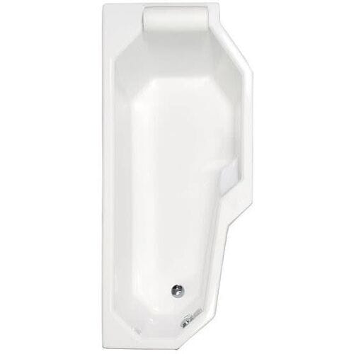 Caribia La Petite space-saving bathtub 170 x 75 cm right La Petite right incl. foot frame