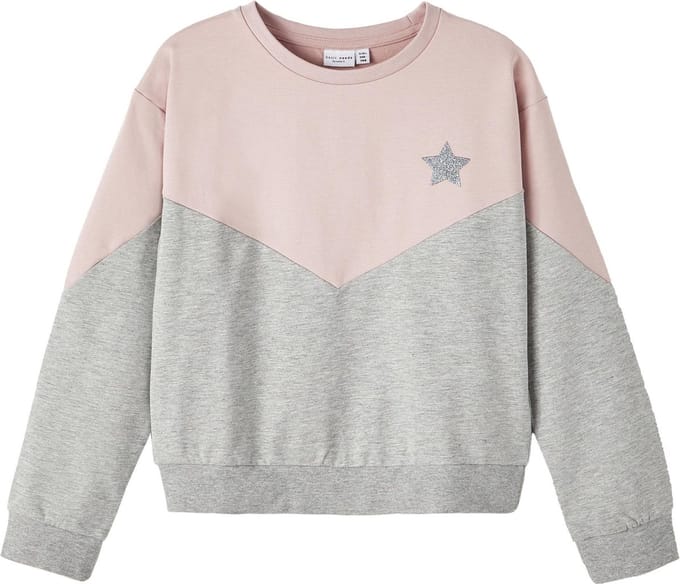 NAME IT - NKFVIBBA LS SHORT BOXY SWEAT UNB - Meisjes - Sweaters