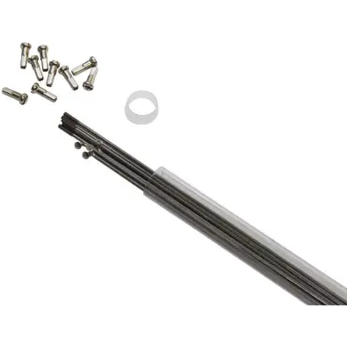 10-spaaks roestvrijstalen buis met nippel P2R 252 mm