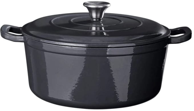 Gietijzeren Braadpan 'Siaki' grijs 28 cm