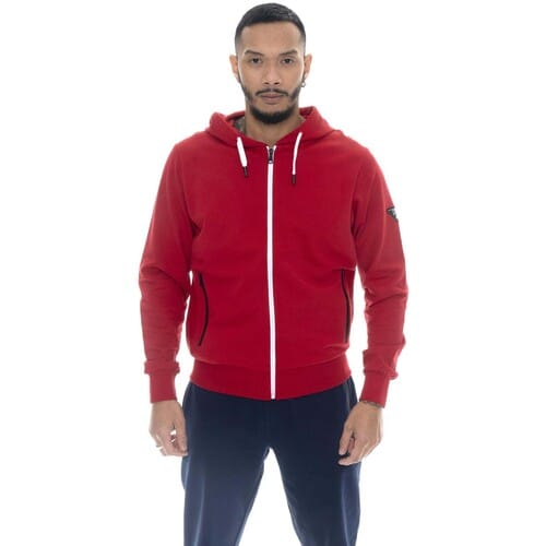 Capuchon sweaters Leone 1947 Man Hoody Full Zip Patch