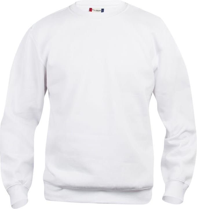 Clique Basic Roundneck 021030 - Wit - 4XL