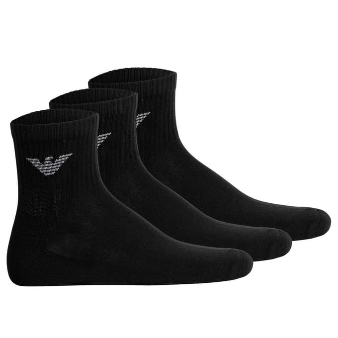 Emporio Armani Sokken SPORTY SPONGE 39-46 Set van 3