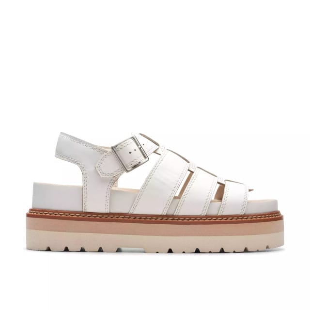 Clarks Orianna Twist - dames sandaal - Wit - maat 41 (EU) 7 (UK)