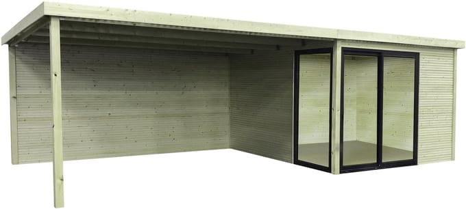 Solid Superia Tuinhuis Sagres Geïmpregneerd 303,6x394,8x303,6cm