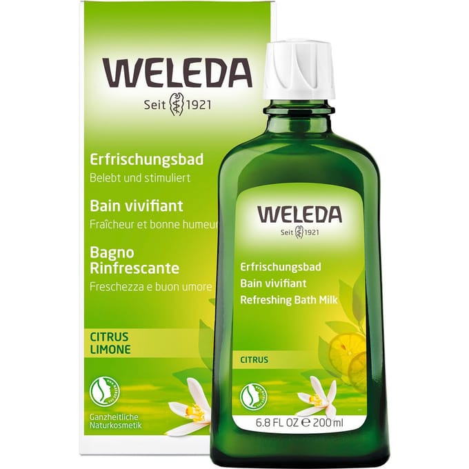 WELEDA Bath additive Citrus verfrissend bad Schoonmaken Unisex 200 ml