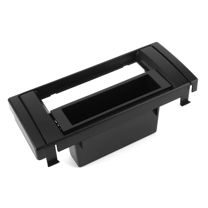 1 Din Stereo Radio Fascia Dashboard Paneel Frame Interieur Accessoire Geschikt voor 5 Serie E39 X5 E53 black