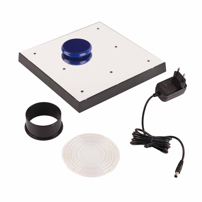 LED Roterende Magnetische Levitatie Zwevende Showplank Display Platform white