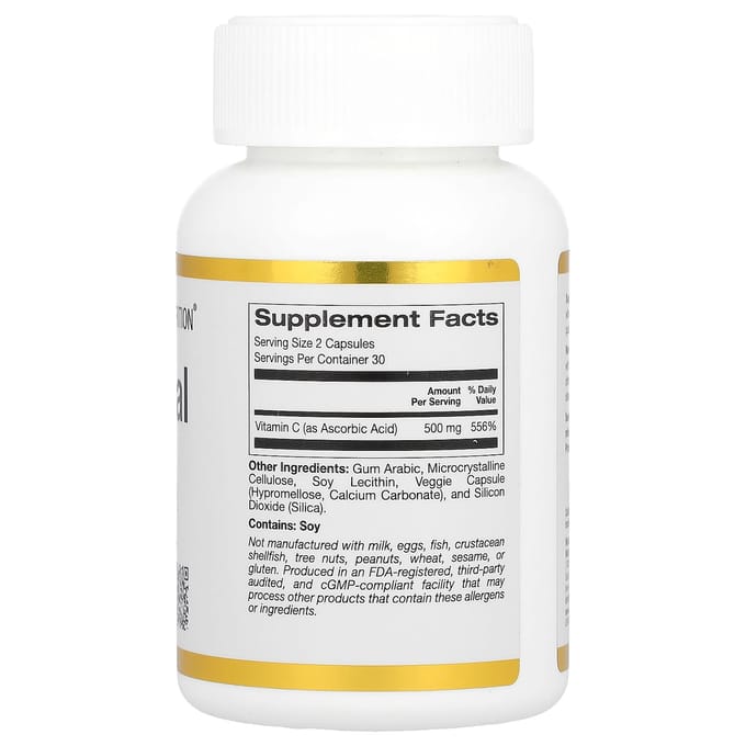 Liposomale Vitamine C, Veggie Capsules 60 (250 mg per capsule)