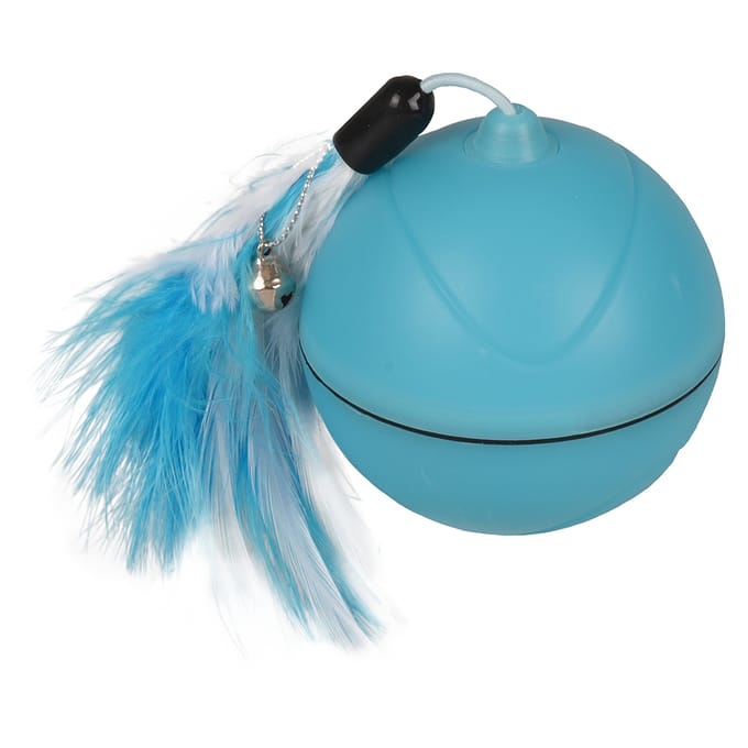 FLAMINGO Balspeeltje 2-in-1 LED Magic Mechta 7 cm blauw