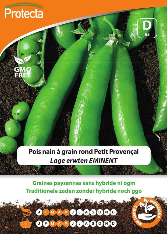 Protecta Groente zaden: Lage erwten Wonder van Kelvedon