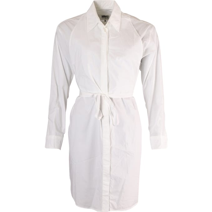 MM6 Maison Margiela overhemd in wit katoen