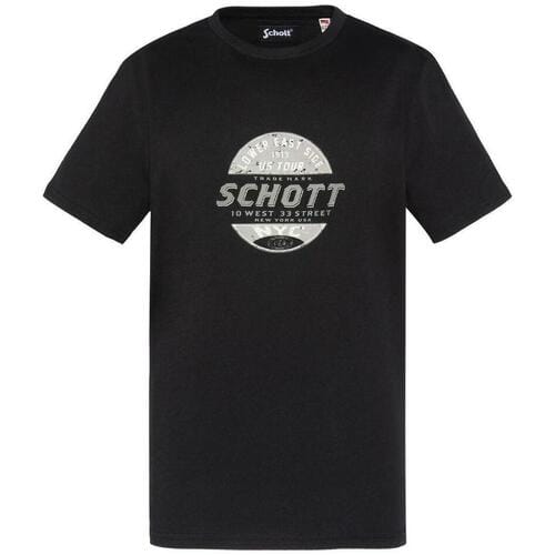 T-shirt Korte Mouw Schott USTOUR