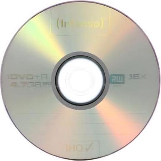Intenso 4111156 DVD+R disc 4.7 GB 100 stuk(s) Spindel