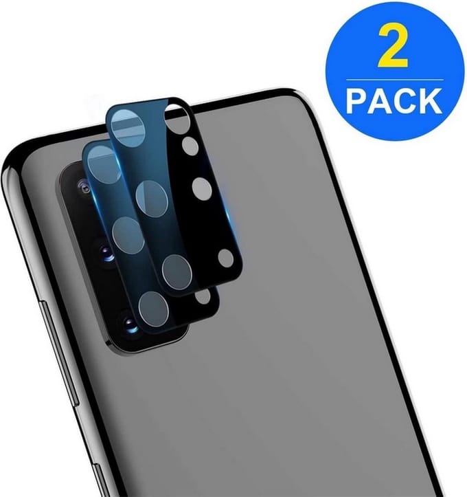 LuxeBass Screenprotector Camera Lens geschikt voor Samsung Galaxy A71 [ 2 Pack ] - glas scherm - bescherming