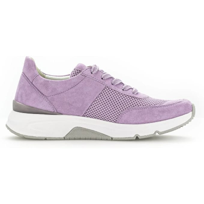 Gabor rollingsoft sensitive 46.897.39 - dames rollende wandelsneaker - Paars - maat 38 (EU) 5 (UK)