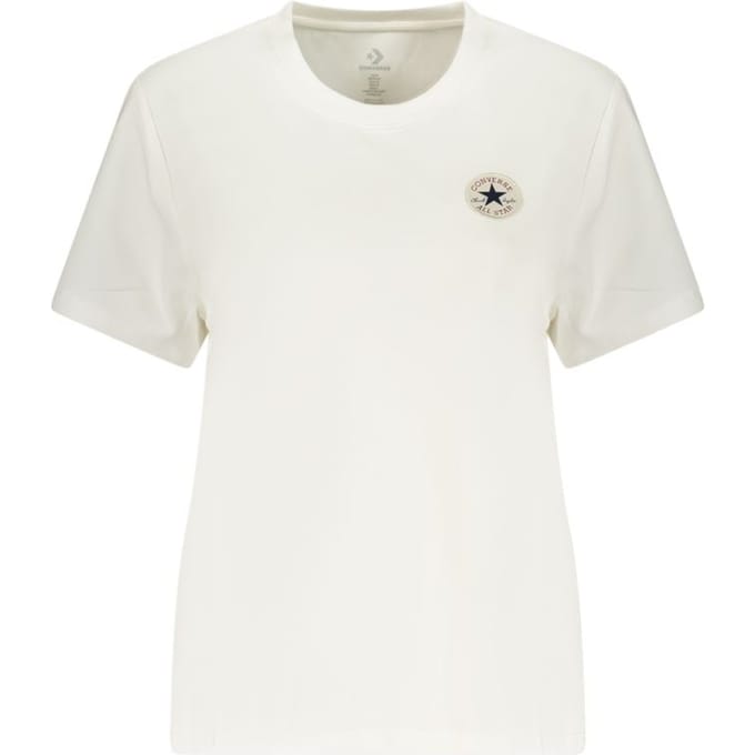 Converse Bianco Katoenen Dames T-Shirt