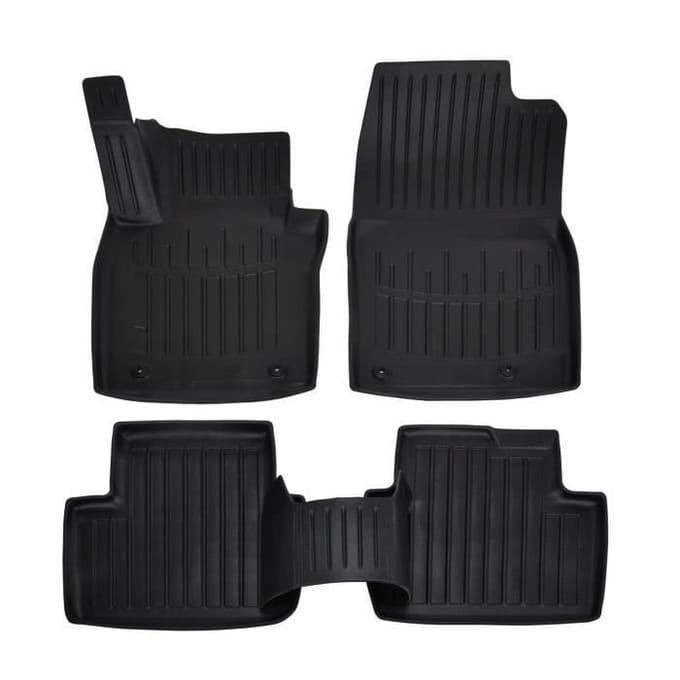 Tapis De Sol En Caoutchouc Premium - SCOUTT - Mazda 3 - TPE Haute Densité - Design 3D - Protection Renforcée