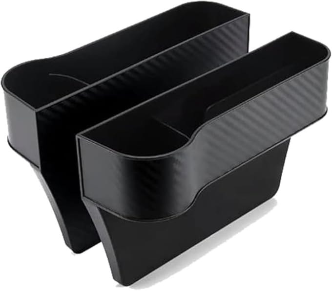 2 Stuks Auto Opbergdoos - Autostoel Organizer met Bekerhouder